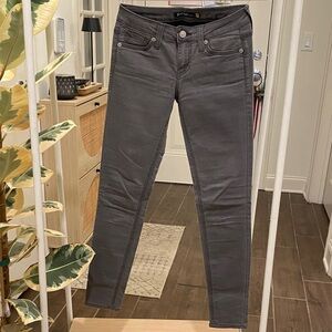 Vintage Y2K Low Rise Gray Skinny Jeans